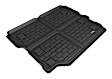 2021 Jeep Wrangler - Cargo Mat, Black, Molded Cargo Liner, enginedesignationname: ERG, Eng. VIN: G, FI, Naturally Aspirated, ELECTRIC/GAS, mfrbodycodename: JL, Cross Fold, w/o Flat Load Floor; w/o SUB, Made of Thermoplastic
