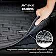 M1MB1431309 Cargo Mat, Black, Made of Thermoplastic, MAXpider KAGU Series