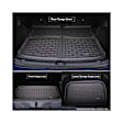 M1NS1361309 Cargo Mat, Molded Cargo Liner, Black, Made of Thermoplastic, KAGU Series
