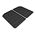 Q1RI0011309 Seat Protector - Made of Thermoplastic, Black, 2 pieces