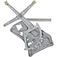 WR40400 Front, Driver Side OE Replacement Series Power Window Regulator, Without Motor