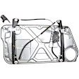 2003 Volkswagen Beetle - Hatchback Front, Passenger Side Power Window Regulator, Without Motor,  With Power Windows, OE Replacement Series