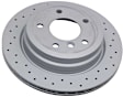 2013 BMW 328i - Rear, Driver or Passenger Side Brake Disc, Cross-Drilled, 300 mm, RWD, Convertible