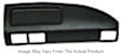 448A Dash Cover, Black, Molded; Overlay Over Factory Dash, Dash Cap Series