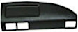 450 Dash Cover, Black, Molded; Overlay Over Factory Dash, Dash Cap Series