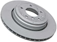 2004 BMW 525i - Rear, Driver or Passenger Side Brake Disc, Plain Surface, Vented, 320 mm, RWD, Zimmermann Coated OE Replacement