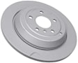 2011 Mercedes Benz ML350 - Rear, Driver or Passenger Side Brake Disc, Plain Surface, Solid, 330 mm, RWD,  Not for cars with Sport Brake System (Code U29), Zimmermann Coated OE Replacement