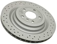 400.3688.20 Brake Disc (Vented and Cross Drilled) (345 X 22 mm) - Replaces OE Number 166-423-03-12
