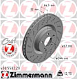 400.5502.20 Brake Disc (Vented and Cross Drilled) (344 X 32 mm) - Replaces OE Number 000-421-15-12 07