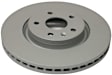 2011 Saab 9-5 - Front, Driver or Passenger Side Brake Disc, Plain Surface, Vented, 337 mm, FWD,  For cars with 337 mm (13.3") Brake Disc., Zimmermann Coated OE Replacement