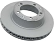 1991 Porsche 911 - Front, Driver or Passenger Side Brake Disc, Plain Surface, Vented, 298 mm, RWD, Zimmermann Coated OE Replacement