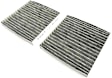 IF1214S Cabin Air Filter Set for Fresh Air (Activated Charcoal) - Replaces OE Number 64-31-9-312-318