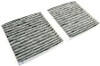 IF1214S Cabin Air Filter Set for Fresh Air (Activated Charcoal) - Replaces OE Number 64-31-9-312-318