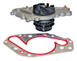4663732AC Water Pump, 6 Cylinder, Includes Gasket