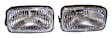 4713582K Front, Driver and Passenger Side Halogen Fog Light, With bulb(s)