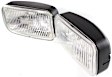 4713582K Front, Driver and Passenger Side Halogen Fog Light, With bulb(s)