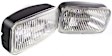 4713582K Front, Driver and Passenger Side Halogen Fog Light, With bulb(s)
