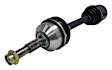 5066022AA Front, Passenger Side Axle Assembly, Left Hand Drive, For Use With Dana 30