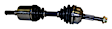 5066023AA Front, Driver Side Axle Assembly, Left Hand Drive, For Use With Dana 30