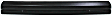 Front Bumper, Painted Black, With Fog Light Holes, Without Mounting Brackets