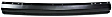 Front Bumper, Painted Black, With Fog Light Holes, Without Mounting Brackets