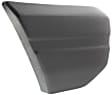 Front, Passenger Side Bumper End, Textured Plastic