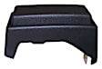 1989 Jeep Cherokee - Rear, Passenger Side Bumper Guard, Black, Plastic