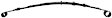 1986 Jeep Cherokee - Rear Leaf Spring, Sport Utility, For Use With Ln/Zuu/Zfu, 4 Leaf, 6 5/8 In. Arch
