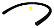 52038016R Universal Power Steering Return Hose, Rubber, 3/8 in. Inside Diameter, 24 in. Long