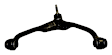 52125112AE Front, Passenger Side, Upper Control Arm, Metal and Rubber