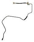 52128430AC Rear, Passenger Side Brake Line, Metal and Rubber
