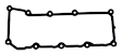 53020992 Passenger Side Valve Cover Gasket, 3.7L, 6Cyl
