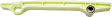 53021796AA Timing Chain Guide - Direct Fit, Sold Individually