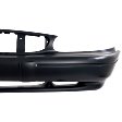 1997-2003 Buick Century - Front Primed Bumper Cover, 6 Cyl., 3.1L Engine, Without Fog Light Holes, Without Parking Aid Sensor Holes, Without Molding Holes