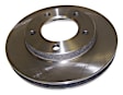 5356183R Front, Driver or Passenger Side Brake Disc, Natural Finish, Plain Surface