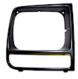 55055136 Passenger Side Headlight Bezel, Black