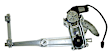 55154924 Front, Passenger Side OE Replacement Series Power Window Regulator, With Motor
