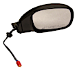 55154950AC Passenger Side Mirror, Power Adjust, Heated, Power Folding, Black, No Signal Light, No Memory, No Puddle Light, No Auto-Dim, No Blind Spot Feature