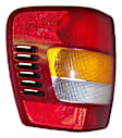 55155139AC Driver Side Halogen Tail Light, Without bulb(s), Amber, Clear & Red Lens