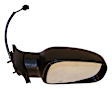 55155232AC Passenger Side Mirror, Power Adjust, Heated, Power Folding, Black, No Signal Light, No Memory, No Puddle Light, No Auto-Dim, No Blind Spot Feature