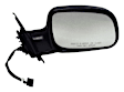 55155446AB Passenger Side Mirror, Power Adjust, Non-Heated, Power Folding, Black, No Signal Light, No Memory, No Puddle Light, No Auto-Dim, No Blind Spot Feature