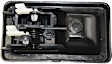 55176476AB Front, Passenger Side Black Interior Door Handle, With Door Lock Hole