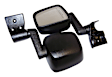55395060K Driver and Passenger Side Mirror, Manual Adjust, Non-Heated, Non-Folding, Black, No Signal Light, No Memory, No Puddle Light, No Auto-Dim, No Blind Spot Feature
