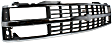 1993 Chevrolet K1500 - Grille, Chrome Shell with Black Insert, For Models With Dual Sealed Beam and Composite Headlights