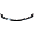 Front Bumper, Painted Black, With License Plate Provision, With Molding Holes, Without Mounting Brackets