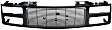 1990 GMC K1500 Sierra - Grille, Black, For Models with Dual Headlights