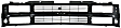 Grille, Painted Black, For Models with Composite Headlamp