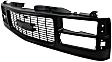 1997 GMC C1500 Sierra SL - Grille, Black, For Models With Composite Headlights