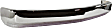 Front Bumper, Chrome, Without License Plate Provision, Without Molding Holes, Without Mounting Brackets