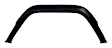 1995 Jeep Cherokee - Rear, Driver Side, Fender Flares, Black